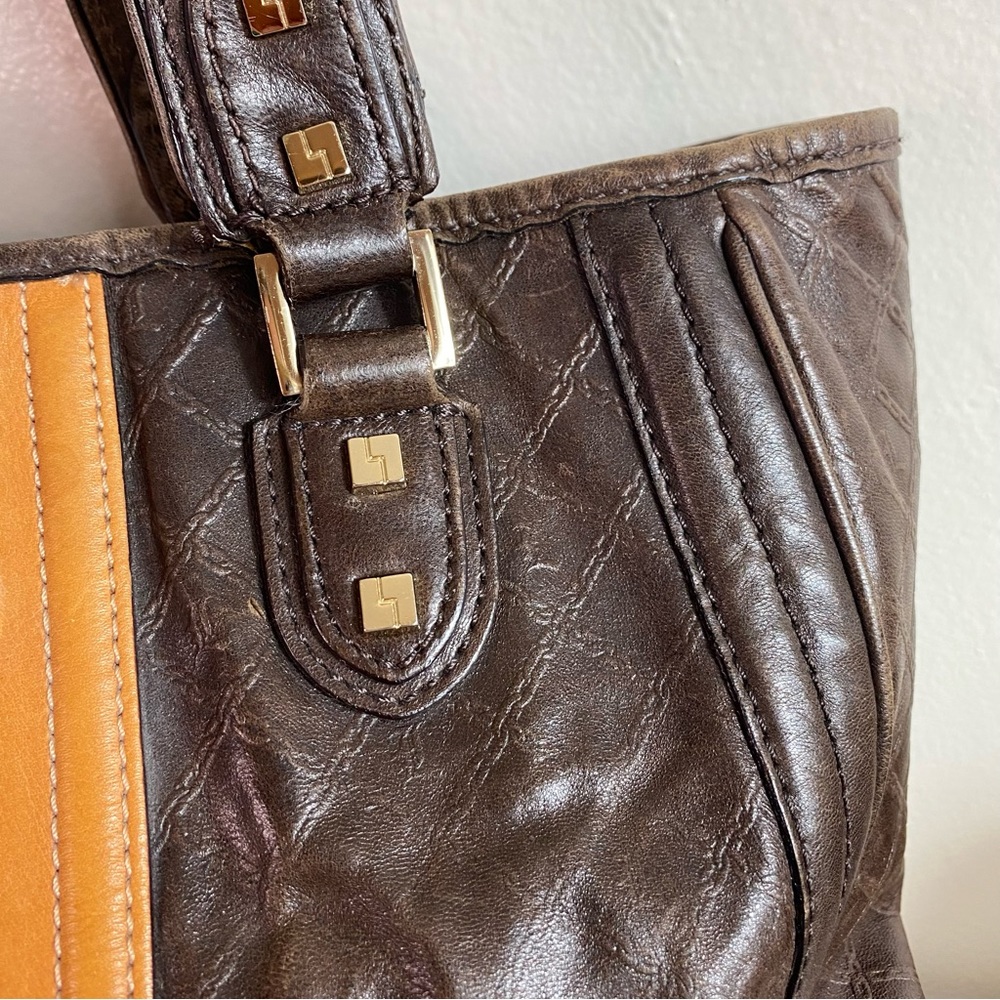 Lamb Fadeout Leather Stripe Purse - Picture 14 of 15